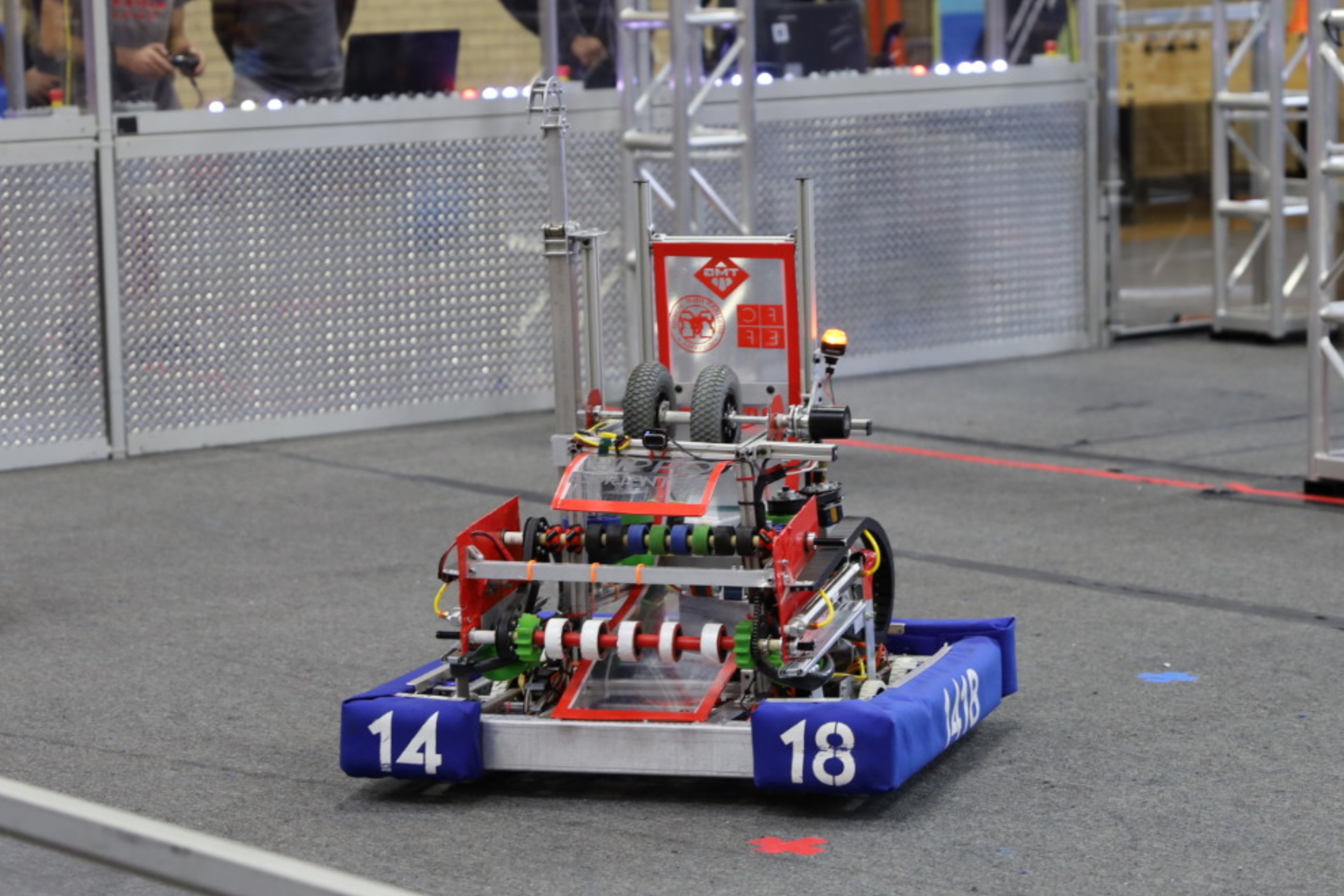 Our robot (front view).